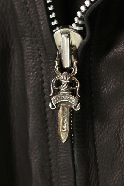 Chrome Hearts JJ DEAN Hermes Dagger Zip Lambskin Size M