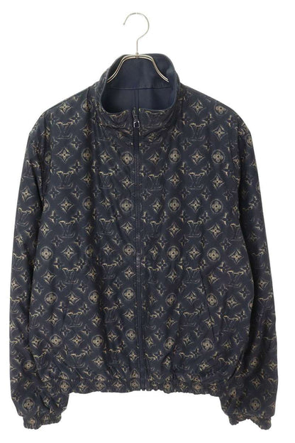 LOUISVUITTON Monogram Reversible Lambskin Jacket Size XL