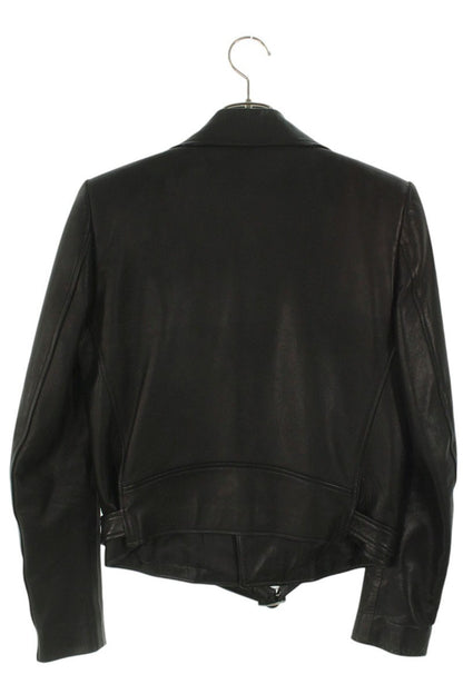 JOHNLAWRENCESULLIVAN Lamb Leather Jacket Black Size 34