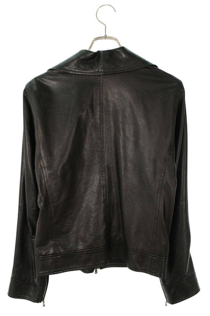 EMMETI ELTON Single Rider Lamb Leather Jacket Black Size XS