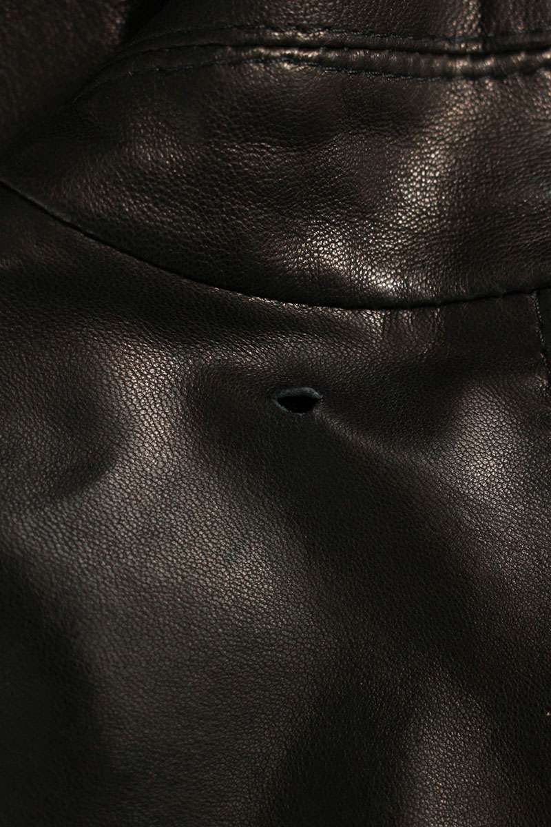 EMMETI ELTON Single Rider Lamb Leather Jacket Black Size XS