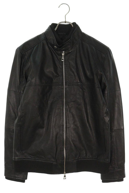 AKM Lamb Leather Jacket Black Size XL