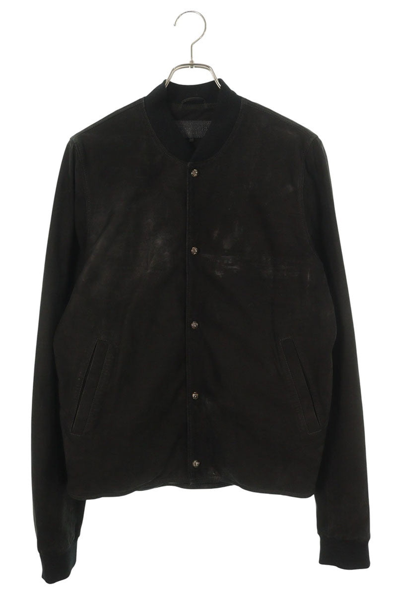 Chrome Hearts Fluries Cashmere Suede Leather Jkt Size L