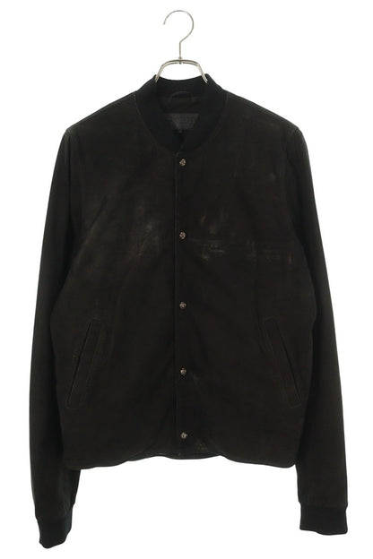 Chrome Hearts Fluries Cashmere Suede Leather Jkt Size L