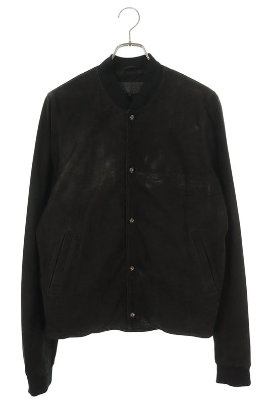 Chrome Hearts Fluries Cashmere Suede Leather Jkt Size L