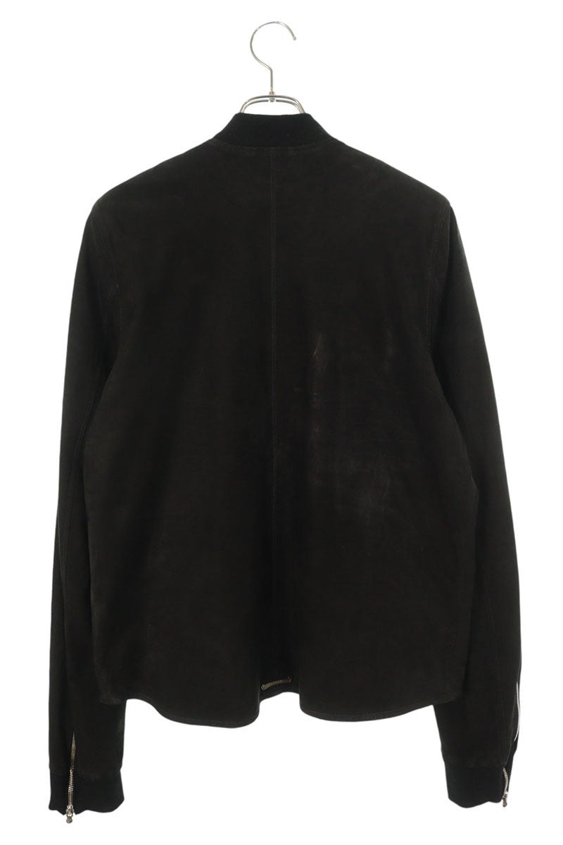 Chrome Hearts Fluries Cashmere Suede Leather Jkt Size L