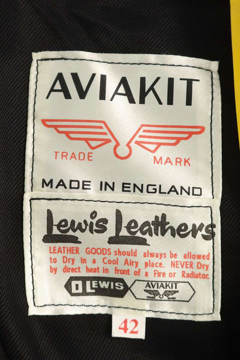 Lewis Leathers 20AW FRAGMENT DWAYNE Double Rider Size XS