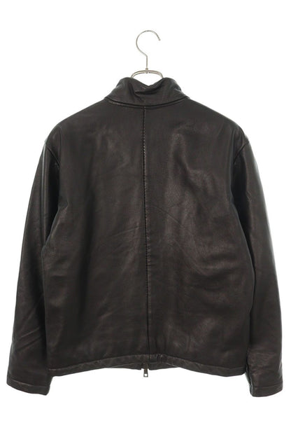 GIORGIO BRATO 24AW Lamb Leather Stand Collar Padded Size M