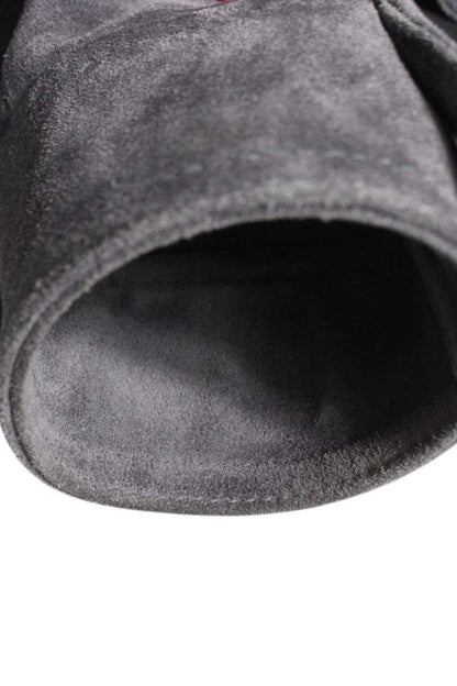 TOMFORD Cowhide Suede Single Rider Jacket Gray Size S