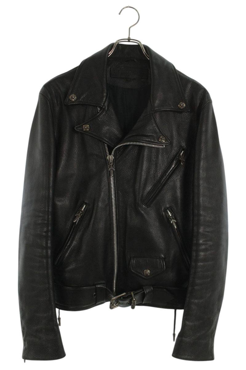 Chrome Hearts JJ DEAN Dagger Zip Riders Leather Jkt Size M