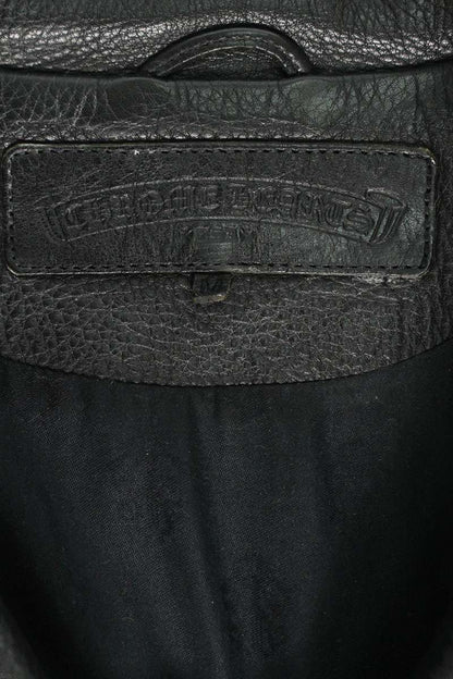Chrome Hearts JJ DEAN Dagger Zip Riders Leather Jkt Size M