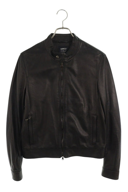 EMMETI Nappa Lambskin Single Rider Leather Jacket Size S
