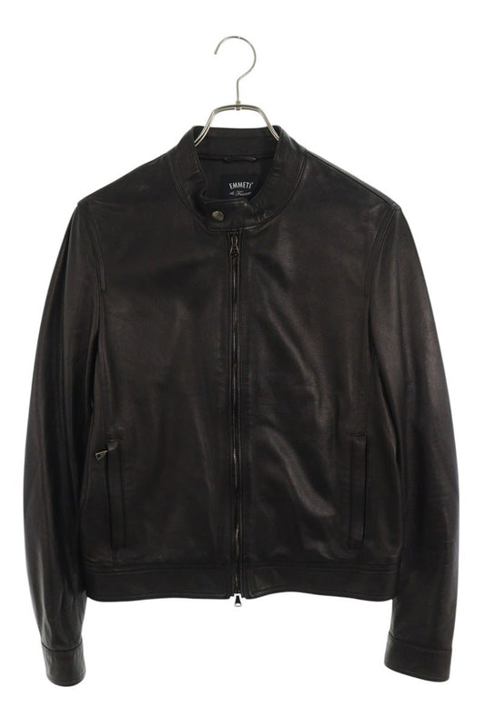 EMMETI Nappa Lambskin Single Rider Leather Jacket Size S