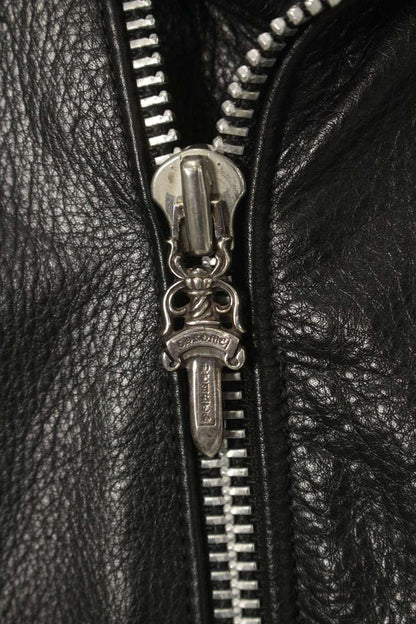 Chrome Hearts JJ DEAN Scarf Lined Dagger Zip Riders Size S