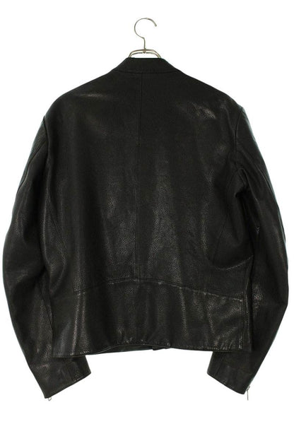 Maison Margiela 20SS 5ZIP Leather Rider Jacket Black Size M