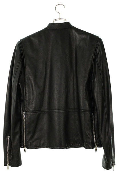 SAINT LAURENT PARIS Black Keith Single Leather Jacket Size L
