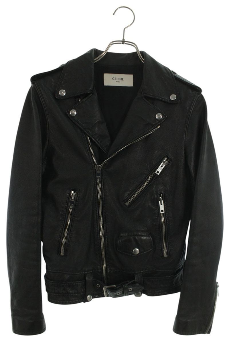 CELINE 19SS Black Classic Double Rider Back Patch Size XS
