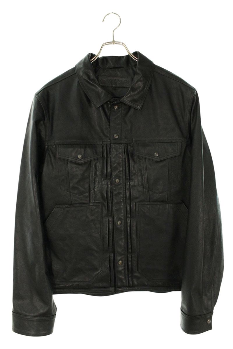 Chrome Hearts WHIPLASH Horsehide Leather Jacket Multi Size L
