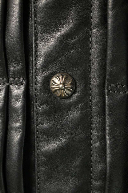 Chrome Hearts WHIPLASH Horsehide Leather Jacket Multi Size L
