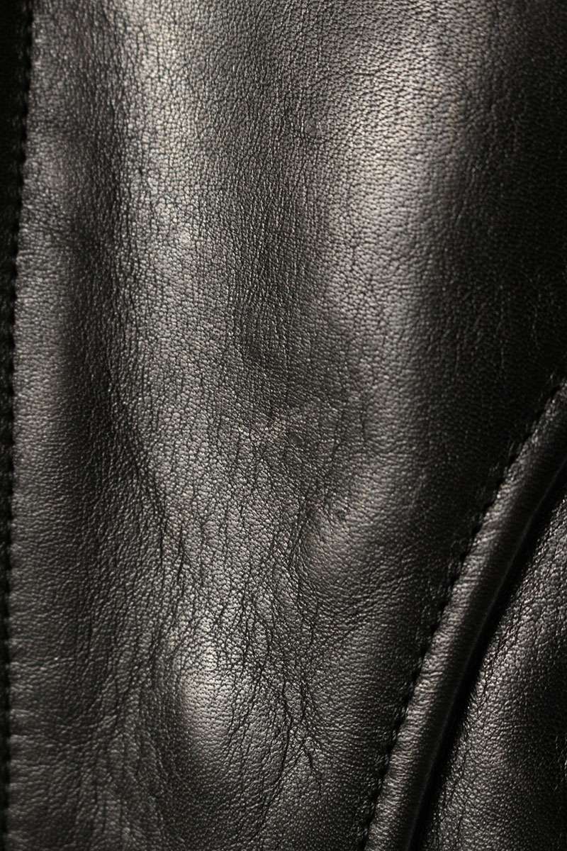 Wacko Maria LEATHER SPORTS JACKET Horsehide Black Size M