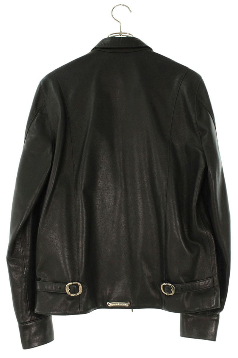 Chrome Hearts ACTIVE DUTY LTHR Dagger Zip Leather Size S