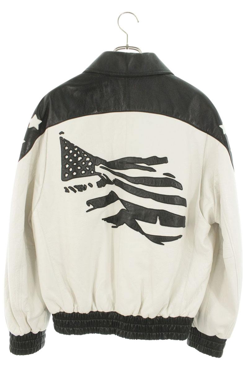 CELINE Bicolor Soft Lambskin Teddy Leather Jacket Size M