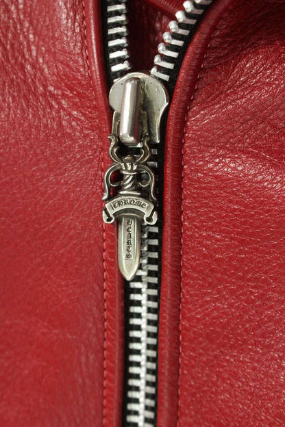 Chrome Hearts BASIC MOTO DSMG Cross Ball Dagger Zip Size S