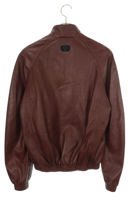 ACNE STUDIOS Bordeaux Funnel Neck Lamb Leather Jacket Size S