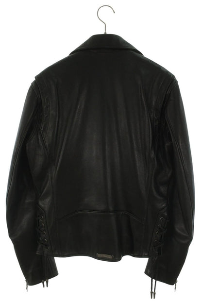 Chrome Hearts JJ DEAN Dagger Zip Rider Leather Jacket Size M