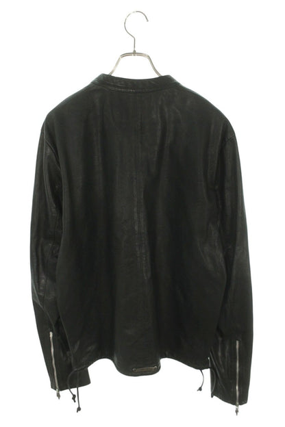 Chrome Hearts EZ RIDER Dagger Half Zip Leather Jacket Size M
