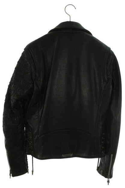 Chrome Hearts J DEAN JJ Cemetery Cross Leather Jacket Size S