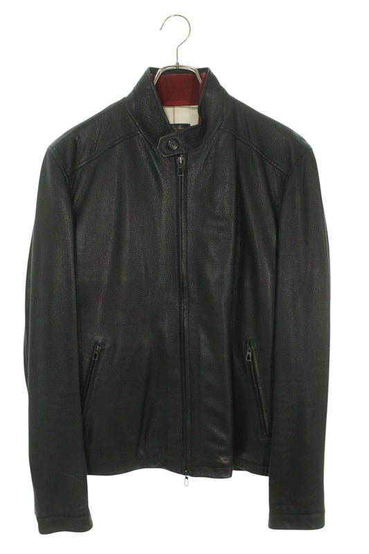 Loro Piana Black Bonded Nylon Single Jacket Size L