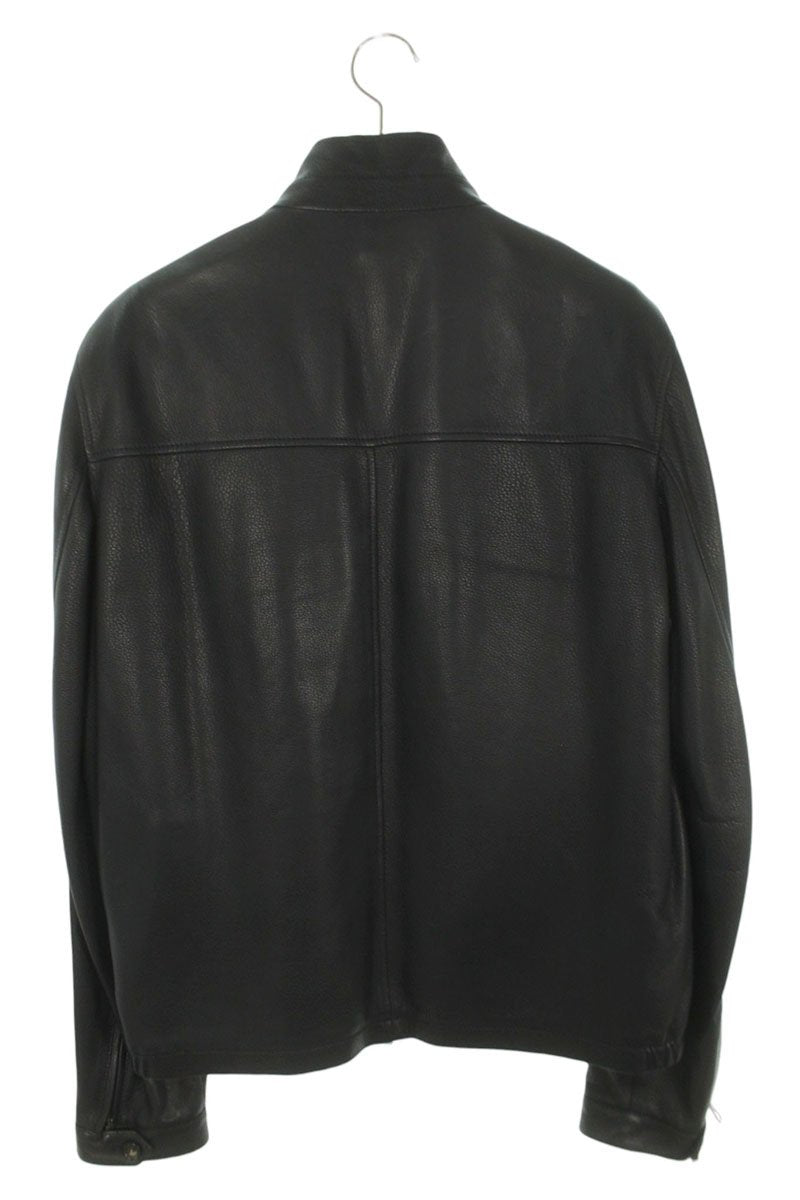Loro Piana Black Bonded Nylon Single Jacket Size L