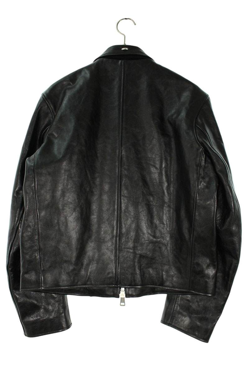 OUR LEGACY Single Leather Mini Jacket Black Size S