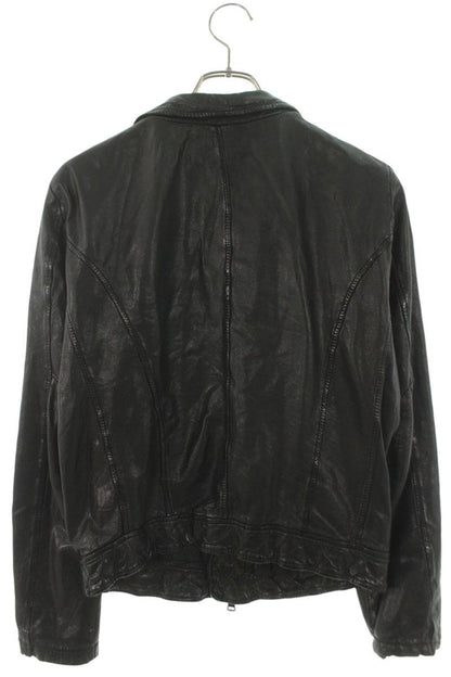 GIORGIO BRATO Black Lamb Leather Jacket Size S
