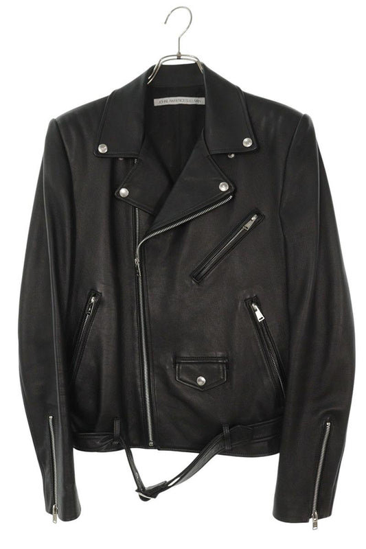 JOHNLAWRENCESULLIVAN Black Lambskin Rider Leather Size S