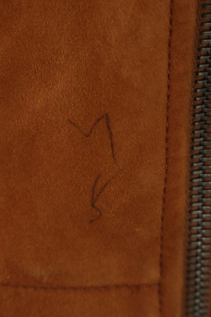 Berluti Brown Patina Suede Packable Hoodie Jacket Size A50