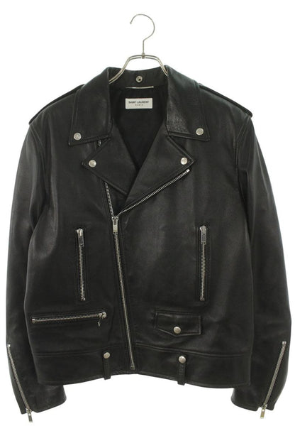 SAINT LAURENT PARIS Classic Motorcycle Leather Size XL