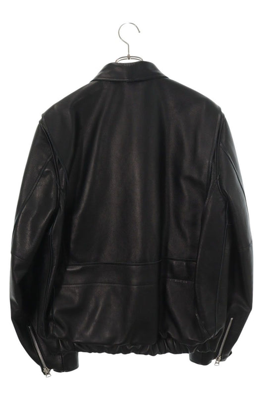 Sacai 26SS Cow Leather Blouson Jacket Black Size 3