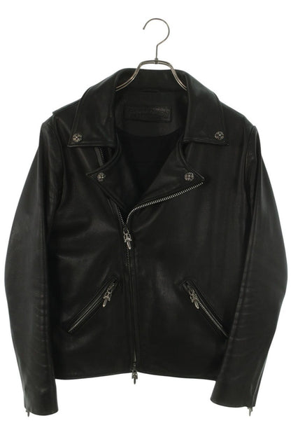 Chrome Hearts BASIC MOTO Cross Ball Dagger Zip Size S