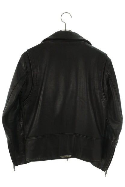 Chrome Hearts BASIC MOTO Cross Ball Dagger Zip Size S