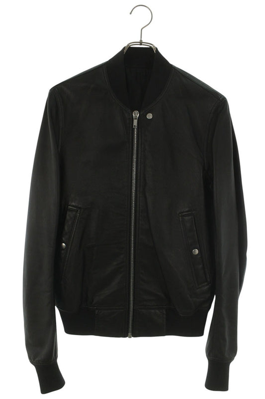 Rick Owens 23SS Classic Lambskin Flight Bomber Jacket Size S