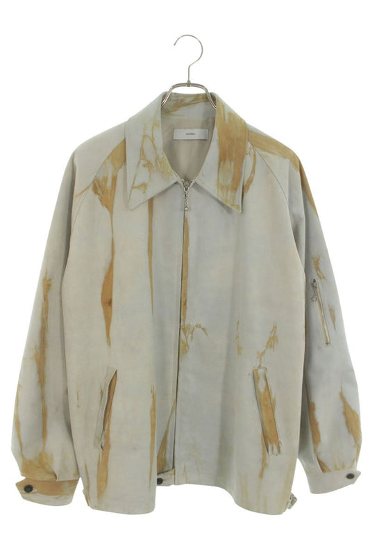 SUGARHILL 20SS Shibori Dye Sheep Leather Jacket Gray Size M