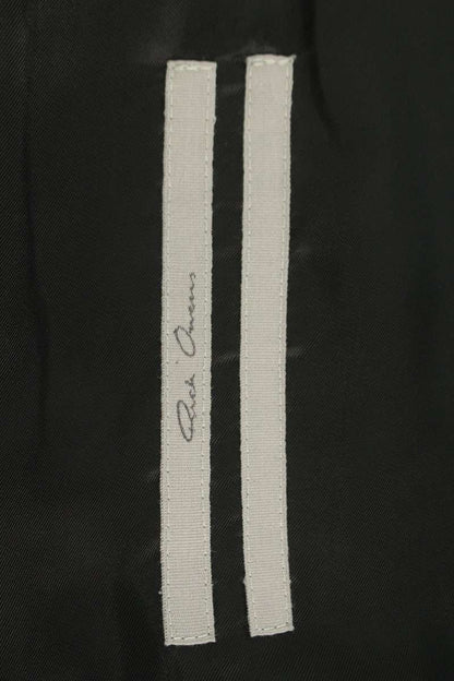 Rick Owens 26AW Haser Flight Leather Jacket Black Size 48