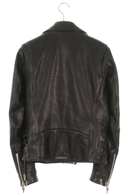 Chrome Hearts JJ DEAN Dagger Zip Rider Jacket Black Size M