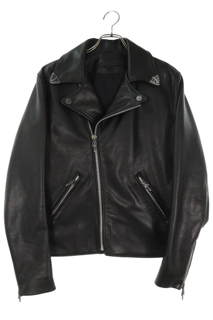 Chrome Hearts BASIC MOTO Dagger Zip Riders Leather Size S