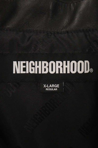 NEIGHBORHOOD 25AW Double Riders Leather Jacket Black Size XL