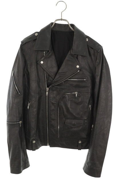 Rick Owens Bauhaus Double Cowhide Jacket Black Size 48