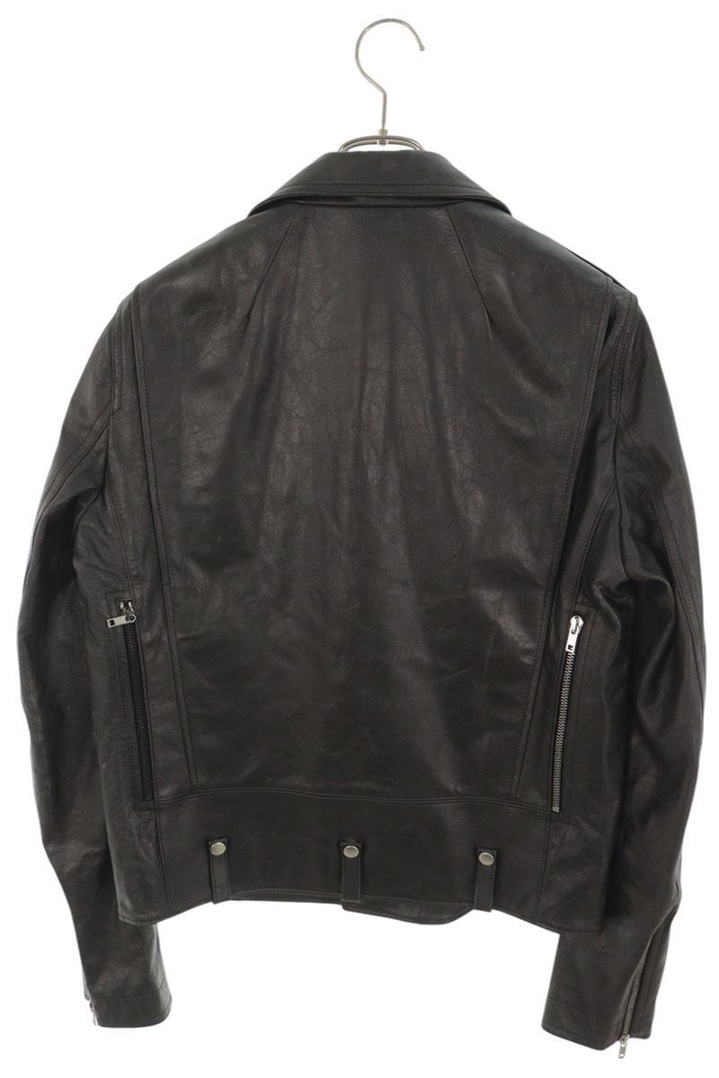 Rick Owens Bauhaus Double Cowhide Jacket Black Size 48