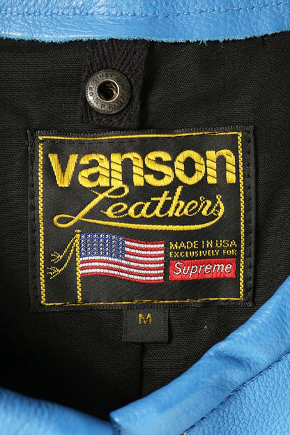SUPREME 20SS Vanson Leather Bones Jacket Size M